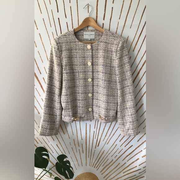💐Petite Studio NYC Emerson Tweed Jacket - Picture 2 of 13